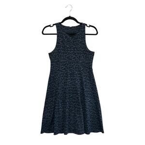 Athleta Santorini Thera Printed Dress Women's Sz XS Allure Navy A-Line Sporty